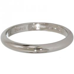 Bvlgari Fedi Platinum Wedding Band Ring Size 57