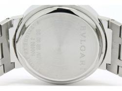 Pre Owned Bvlgari Black Stainless Steel Bvlgari-Bvlgari Men's Wristwatch 33MM
