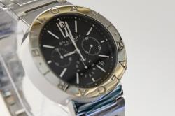 Pre Owned Bvlgari Black Stainless Steel Bvlgari Bvlgari Men's Wristwatch 41MM