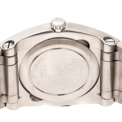 Pre Owned Bvlgari Black Stainless Steel Ergon EG40S Men's Wristwatch 40 mm