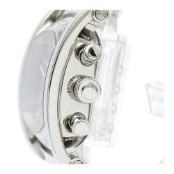 Pre Owned Bvlgari Gray Stainless Steel Assioma Chronograph Automatic AA44SCH Men's Wristwatch 44 MM