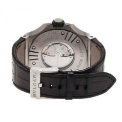 Bvlgari Black Stainless Steel Daniel Roth Men's Wristwatch 50MM