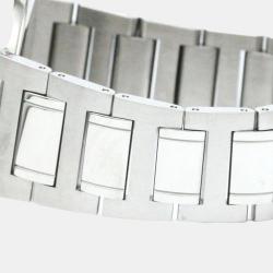 Pre Owned Bvlgari Silver Stainless Steel Bvlgari Bvlgari BB38SS Automatic Men's Wristwatch 38 mm