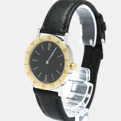 Black 18k Yellow Stainless Steel BB33SGLD Quartz Men's Wristwatch 33