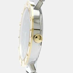 Bvlgari Black 18k Yellow Gold Stainless Steel Bvlgari Bvlgari BB33SGD Quartz Men's Wristwatch 33 mm