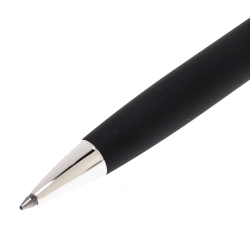 Caran d'Ache Léman Matte Black Silver Tone Ballpoint Pen
