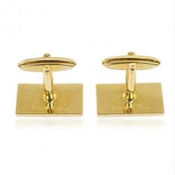 Caran D'Ache Black Enameled Gold Plated Cufflinks