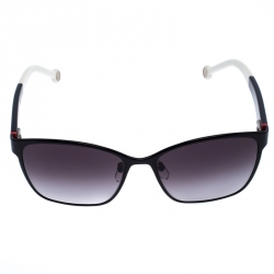 Carolina Herrera Black/White Gradient SHE067 Square Sunglasses