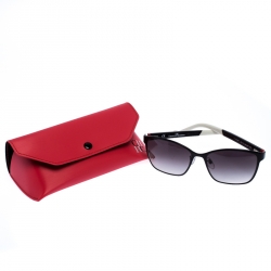 Carolina Herrera Black/White Gradient SHE067 Square Sunglasses