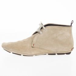Carolina Herrera Beige Suede Lace Up Shoes Size 42