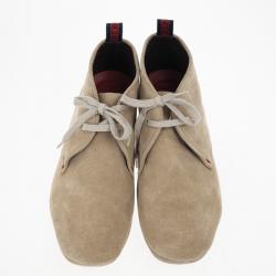 Carolina Herrera Beige Suede Lace Up Shoes Size 42