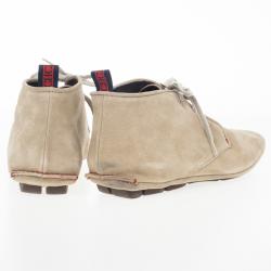 Carolina Herrera Beige Suede Lace Up Shoes Size 42