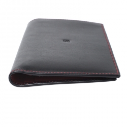 Carolina Herrera Black/Red Leather 18 CC Continental Wallet