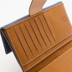 Pre Owned Carolina Herrera Monogram Canvas and Leather Continental Wallet