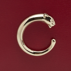 Pre Owned محفظة بطاقات كارتييه بانثيير دو كارتييه جلد أحمر