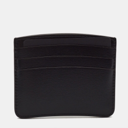 مملوكة مسبقًا Cartier Black Leather Panthère de Cartier Card Holder 