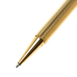 مملوكة مسبقًا Cartier Must de Cartier Textured Gold Finish Ballpoint Pen