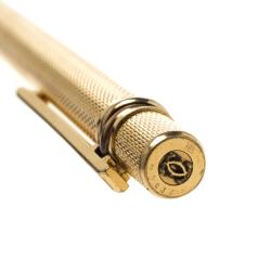 مملوكة مسبقًا Cartier Must de Cartier Textured Gold Finish Ballpoint Pen