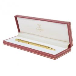 Cartier Gold Plated Steel Must de Cartier Trinity Ballpoint Pen