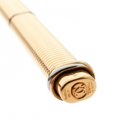 مملوكة مسبقًا Cartier Vintage Must de Cartier Stylos Oval Gold Plated Ballpoint Pen