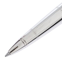 Pre Owned Cartier Transatlantique R de Cartier Rivet Motif Palladium Finish Ballpoint Pen
