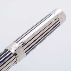 Pre Owned Cartier Pasha Blue Lacquer Plated Ball Pen