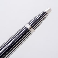 Pre Owned Cartier Pasha Blue Lacquer Plated Ball Pen