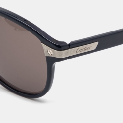 Cartier Blue Santos De Cartier Square Sunglasses