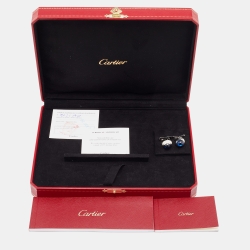 Cartier Blue Spinel & Silver Cufflinks