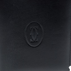 Pre Owned Cartier Leather Must De Cartier Bifold Wallet