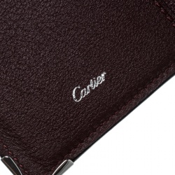 Pre Owned حافظة بطاقات كارتييه ماست دو كارتييه جلد سوداء