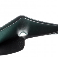مملوكة مسبقًا Cartier Green Leather Must De Cartier Bifold Wallet 