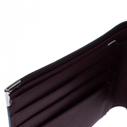 Pre Owned Cartier Black Leather Must De Cartier Bifold Wallet