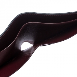 Pre Owned محفظة كارتييه موست دو كارتييه طية مزدوجة جلد أسود