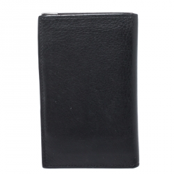 مملوكة مسبقًا Cartier Black Leather Must De Cartier Card Holder