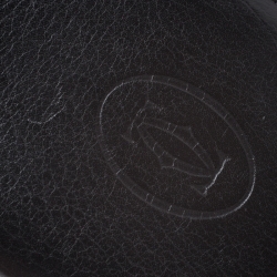 مملوكة مسبقًا Cartier Black Leather Must De Cartier Card Holder