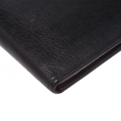 مملوكة مسبقًا Cartier Black Leather Must De Cartier Card Holder