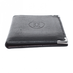 مملوكة مسبقًا Cartier Black Leather Must De Cartier Card Holder