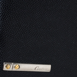 مملوكة مسبقًا Cartier Cartier Black Leather Must De Cartier Bifold Wallet