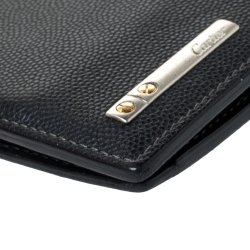 مملوكة مسبقًا Cartier Cartier Black Leather Must De Cartier Bifold Wallet