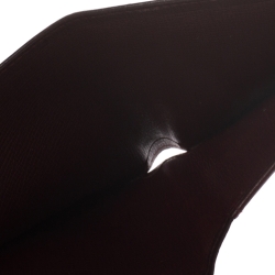 Pre Owned Cartier Burgundy Leather Must De Cartier Bifold Wallet