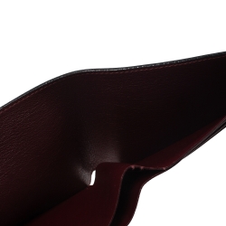 مملوكة مسبقًا Cartier Black Leather Must De Cartier 6CC Bifold Wallet