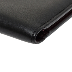 مملوكة مسبقًا Cartier Black Leather Must De Cartier 6CC Bifold Wallet