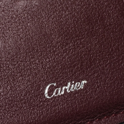 مملوكة مسبقًا Cartier Black Leather Must De Cartier 6CC Bifold Wallet