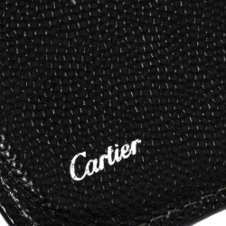 Pre Owned محفظة كارتييه طية مزدوجة سنتوز دو كارتييه جلد بنية