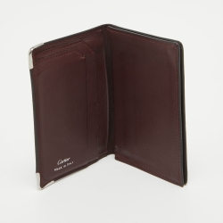 Cartier Black Leather Must de Cartier Business Card Holder