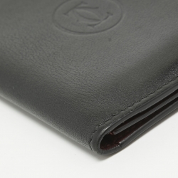 Cartier Black Leather Must de Cartier Business Card Holder