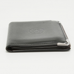 Cartier Black Leather Must de Cartier Business Card Holder