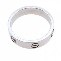 مملوكة مسبقًا خاتم كارتييه لوف بلاتينيوم مقاس 61