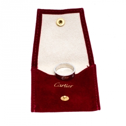 مملوكة مسبقًا خاتم كارتييه لوف بلاتينيوم مقاس 61
